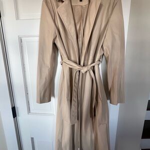 Elegant Tan Women's Trench Coat